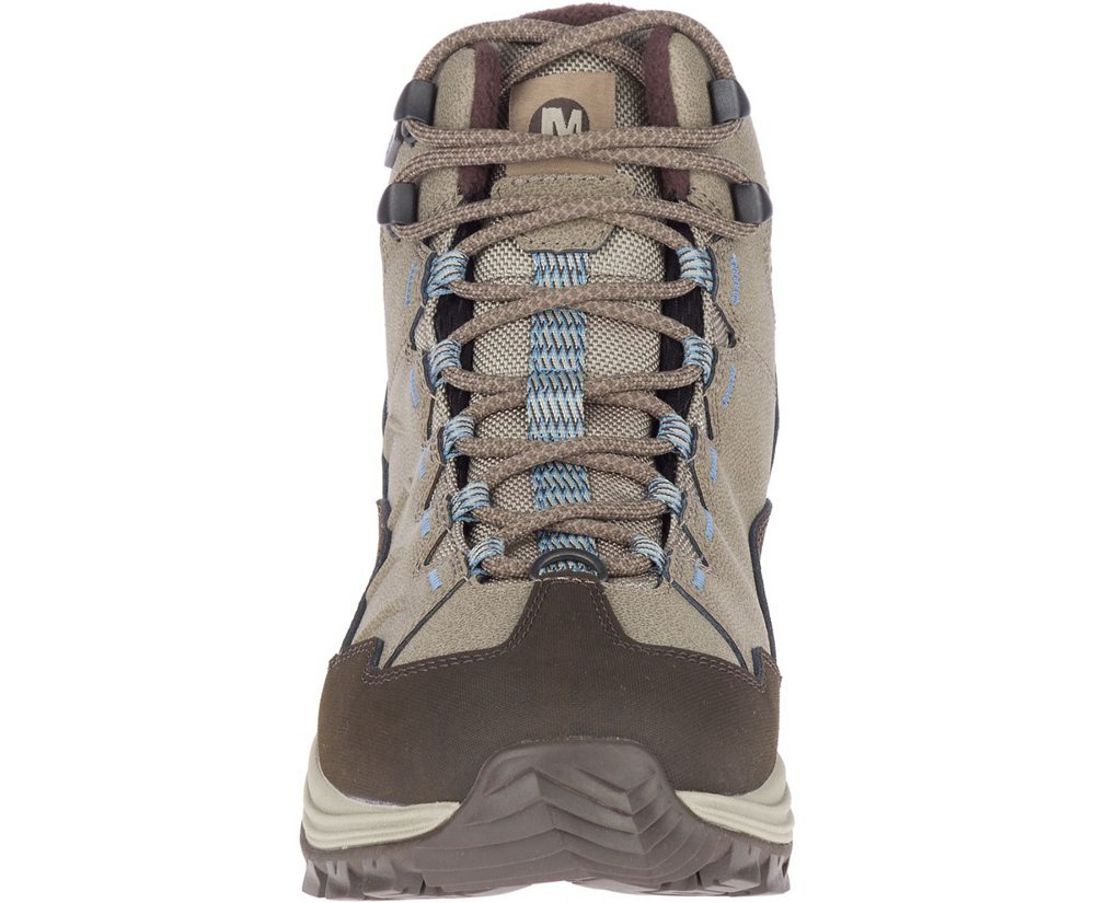 Merrell Boots Grey - Thermo Chill Mid Waterproof - Womens 39IDRVQPC